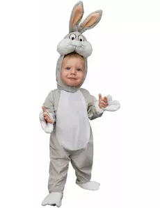 Bugs Bunny™ maskeraddräkt för baby, Storlek: 1-2  år
