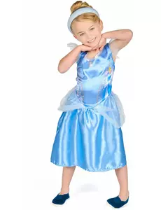 Cinderella™ enkel maskeraddräkt barn, Storlek: 7-8 år (124 - 136 cm)