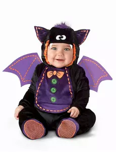 Klassisk maskeraddräkt för baby – fladdermus, Storlek: 18-24 månader(84-89 cm)