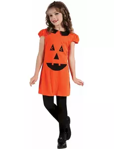 Pumpalykta-maskeraddräkt flicka, Storlek: 3-4 år (92-104 cm)