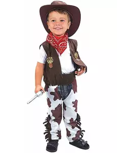 Klassisk cowboymaskeraddräkt för pojkar