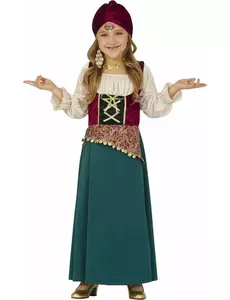 Maskeraddräkt spådam barn, Storlek: 5-6 år (110-115 cm)