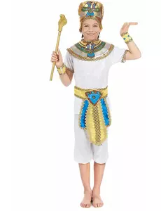 Egyptisk maskeraddräkt pojke, Storlek: 4-6 år (110-120 cm)