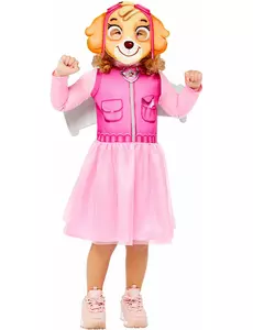 Stella™ maskeraddräkt och mask barn Pat'Patrouille™, Storlek: 3-4 år (94-104 cm)