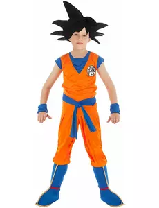 Goku Saiyan Dragon ball Z™-maskeraddräkt barn, Storlek: 5-6 år (116 cm)