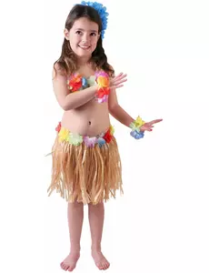 Maskeraddräkt naturlig hawaiianska flicka