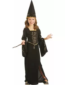 Maskeraddräkt trollkvinna flicka, Storlek: 3-4 år (92-104 cm)