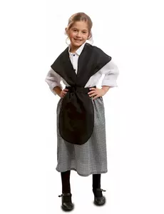 Maskeraddräkt kastanjeförsäljerska flicka, Storlek: 6 år (110-122 cm)