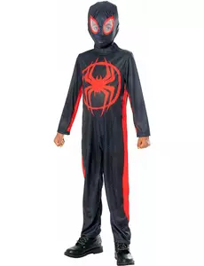 Miles Morales-maskeraddräkt – Spiderman across the Spiderverse™, Storlek: 3-4 år (90 till 104 cm)