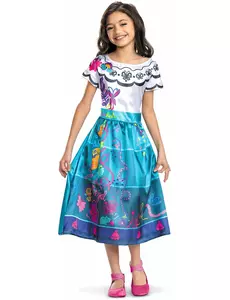 Mirabel Encanto™ enkel maskeraddräkt barn, Storlek: 7-8 år (124 - 136 cm)