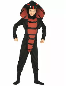 Kobraninja-maskeraddräkt pojke, Storlek: 5-6 år (110-115 cm)