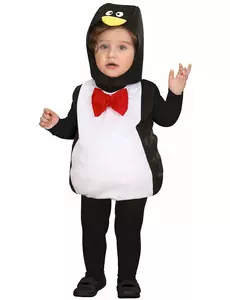 Uppblåst pingvinmaskeraddräkt baby