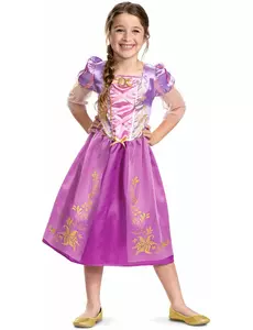 Paljettmaskeraddräkt Rapunzel™ flicka, Storlek: 7-8 år (124 - 136 cm)