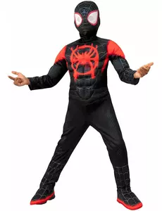 Lyxmaskeraddräkt Spiderman Miles Morales™ barn, Storlek: 3-4 år (90 till 104 cm)