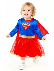 Supergirl™ maskeraddräkt för baby, Storlek: 18-24 månader(86-92 cm)