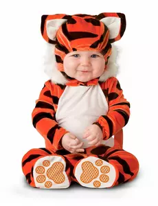 Tiger-maskeraddräkt för baby – Klassisk, Storlek: 0-6 månader (58-66 cm)