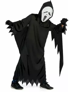 Maskeraddräkt skräckfilmsmördare barn, Storlek: 10-12 år (130-140 cm)