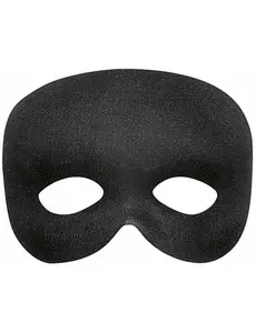 Halvmask svart vuxen