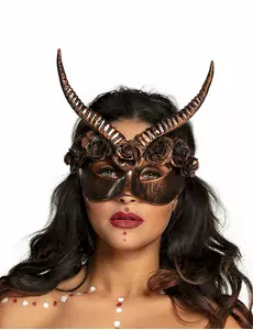 Sexig Steampunk-halvmask vuxen