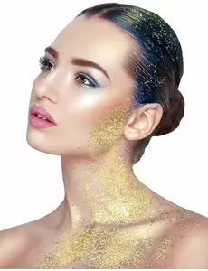 Gyllene glittergel 20 ml