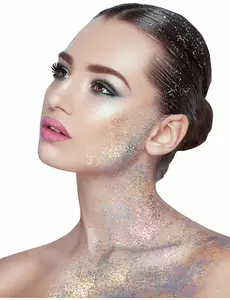 Glittergel flerfärgad 20 ml