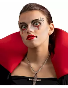 Glittrigt vampyrsminkkit vuxen