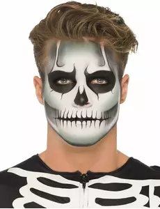 Självlysande skelettsminkkit vuxen Halloween