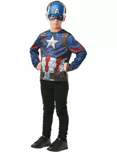 Kit med topp och mask Captain America™ barn