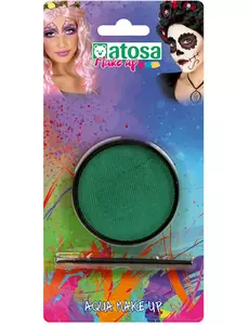 Vattenbaserat smink grönt skimrande med glitter 12 g