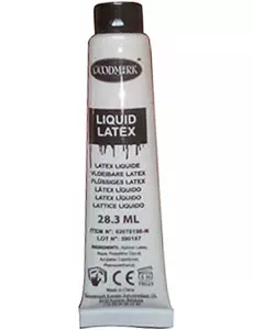 Vit flytande latexsminkning 20 ml