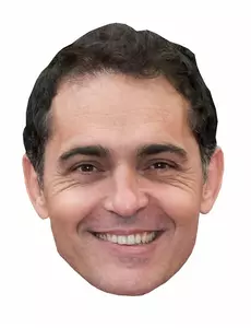 Mask i kartong rånare Pedro Alonso