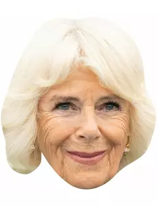Pappmask drottninggemål Camilla