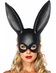 Svart kaninmask