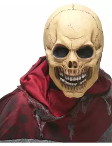 Skrämmande dödskallemask i latex för vuxen