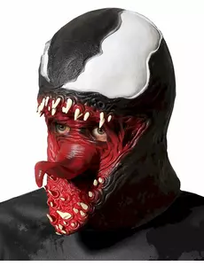 Svartvit symbiotmask i latex vuxen