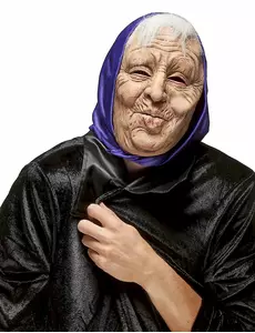 Latexmask gammal dam vuxen