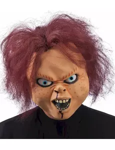 Skrämmande dockmask för vuxen till Halloween