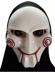 Psykopatisk mördares mask med huva vuxen