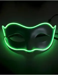 Venetiansk neon-LED-mask vuxen
