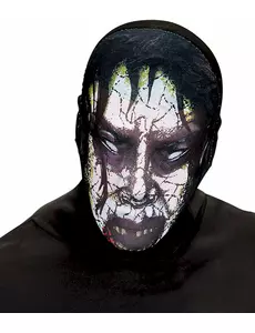 Besatt zombiemask för vuxen Halloween