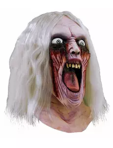 Blodig zombiemask i latex vuxen Halloween