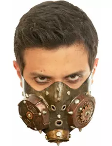 Steampunk-halvmask vuxen