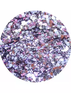 Rosa biologiskt nedbrytbart glitter 5h du mat' - Si si la paillette