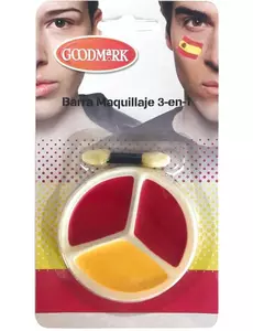 Sminkpalett Spanien-supporter