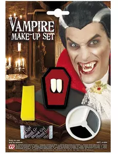 Sminkset vampyr för vuxen Halloween