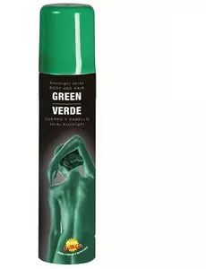 Grön glittersprej för kroppen 75 ml
