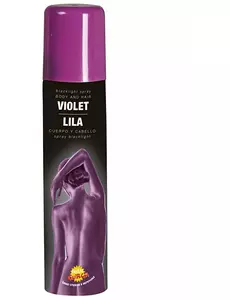 Lila glittersprej för kroppen 75 ml