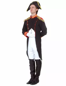 Napoleonmaskeraddräkt herr, Storlek: Large