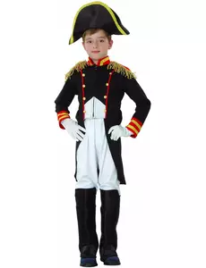 Napoleonmaskeraddräkt pojke, Storlek: 10-12 år (130-140 cm)