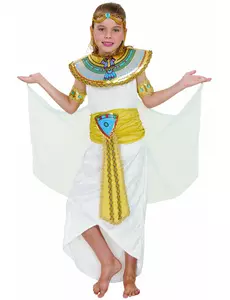 Egyptisk maskeraddräkt flicka, Storlek: 7-9 år (120-130 cm)
